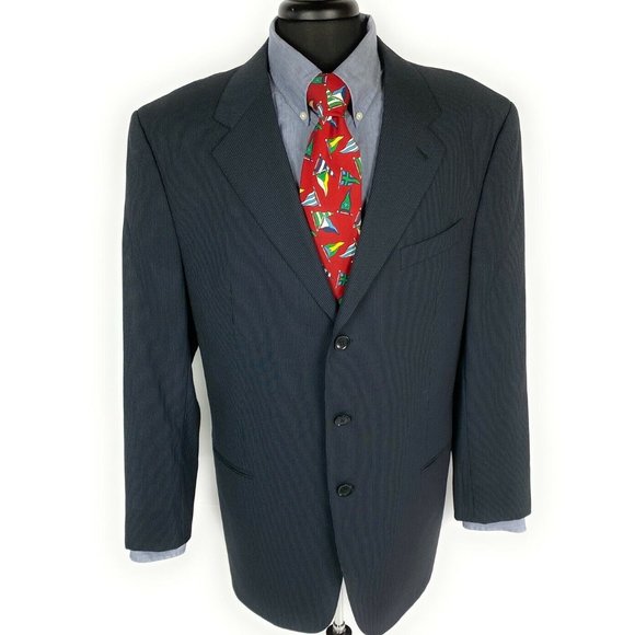 armani navy suit